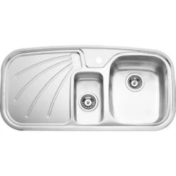 Grohe Store 28 OBI Einbauspüle Quadra Duo 100 Edelstahl Eckig