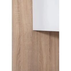 Respekta Küchenzeile GLRP270HESW Grifflos 270 Cm Weiß Hochglanz-Sonoma Eiche -Grohe Store 122020 Detailbild Furnier 1