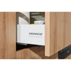 Respekta Selection Küchenzeile Elisabeth RS310WAH 310 Cm Artisan Eiche Nb.-Weiß -Grohe Store 145371 4384 6