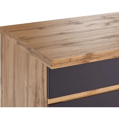 Held Möbel Küchen-Eckschrank Turin 120 Cm Graphit/Wotaneiche 5 Held Möbel Küchen-Eckschrank Turin 120 Cm Graphit/Wotaneiche – Bild 5