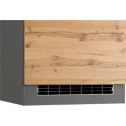 Held Möbel Kühlschrank/Ofenumbauschrank Turin 60 Cm Wotaneiche/Graphit -Grohe Store 189522 11016600 CU 06