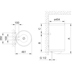 Gorenje Warmwasserspeicher TGR50ND 50 Liter -Grohe Store 3838942023934 4384 2