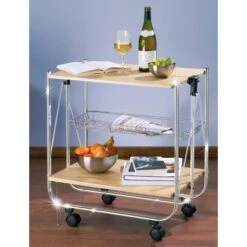 Wenko Servierwagen Dinett Deluxe Ahorn-Nachbildung -Grohe Store 3894268 1068 713001500 2