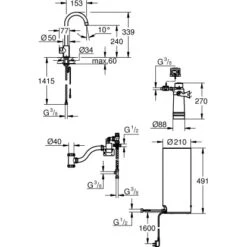 Grohe Standventil Und Boiler Red Mono Größe-L Chrom 17 Grohe Standventil Und Boiler Red Mono Größe-L Chrom -Grohe Store 4005176989223 4520 8