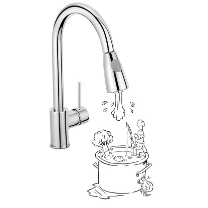 Baliv Küchenarmatur KI-1320 Chrom 2 Baliv Küchenarmatur KI-1320 Chrom – Bild 2