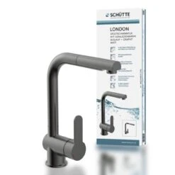 Schütte Spültischarmatur Mit Herausziehbarem Auslauf London Graphit Matt -Grohe Store 4008431000794 2759 11