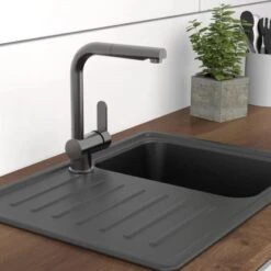 Schütte Spültischarmatur Mit Herausziehbarem Auslauf London Graphit Matt -Grohe Store 4008431000794 2759 16