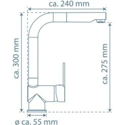 Schütte Spültischarmatur Mit Herausziehbarem Auslauf London Graphit Matt -Grohe Store 4008431000794 2759 20