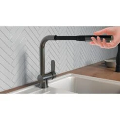 Schütte Spültischarmatur Mit Herausziehbarem Auslauf London Graphit Matt -Grohe Store 4008431000794 2759 6