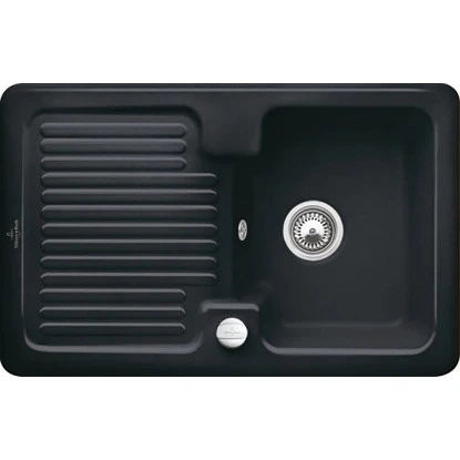 Villeroy & Boch Einbauspüle Condor 45 Ablaufg. Keramik Ebony CeramicPlus 1 Villeroy & Boch Einbauspüle Condor 45 Ablaufg. Keramik Ebony CeramicPlus