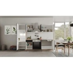 Flex-Well Exclusiv Küchenzeile Capri 270 Cm Schwarz Matt-Endgrain Oak -Grohe Store 4047584070469 4051 AB 02