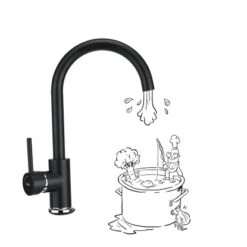 Baliv Küchenarmatur KI-1831 Schwarz Matt -Grohe Store 4048122122251 S03 241120 L