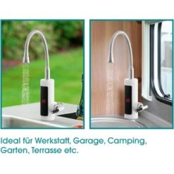 Easymaxx Warm Und Kaltwasserarmatur Mit Integriertem Durchlauferhitzer 3600 W -Grohe Store 4052926017378 4257 12 AI