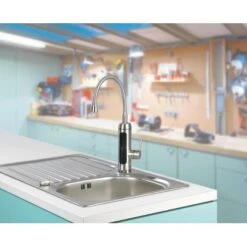 Maxxmee Warm Und Kaltwasserarmatur Mit Integrierter Heizspirale Edelstahl 3600 W -Grohe Store 4052926049744 4257 07AB