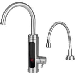 Maxxmee Warm Und Kaltwasserarmatur Mit Integrierter Heizspirale Edelstahl 3600 W -Grohe Store 4052926049744 4257 13 CU