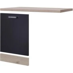 Flex-Well Exclusiv Geschirrspüler-Paket Vollintegriert Lara Anthrazit-San Remo