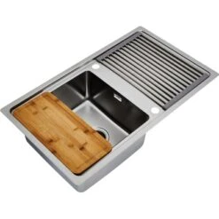 Respekta Einbauspüle Chicago 86 Cm X 50 Cm Edelstahl 24 Respekta Einbauspüle Chicago 86 Cm X 50 Cm Edelstahl -Grohe Store 45546 4384 CHICAGO86X50 05