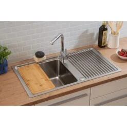 Respekta Einbauspüle Chicago 86 Cm X 50 Cm Edelstahl 32 Respekta Einbauspüle Chicago 86 Cm X 50 Cm Edelstahl -Grohe Store 45546 4384 CHICAGO86X50 13