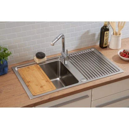 Respekta Einbauspüle Chicago 86 Cm X 50 Cm Edelstahl 13 Respekta Einbauspüle Chicago 86 Cm X 50 Cm Edelstahl – Bild 13