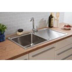 Respekta Einbauspüle Chicago 86 Cm X 50 Cm Edelstahl 37 Respekta Einbauspüle Chicago 86 Cm X 50 Cm Edelstahl -Grohe Store 45546 4384 CHICAGO86X50 18