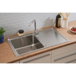 Respekta Einbauspüle Chicago 86 Cm X 50 Cm Edelstahl 38 Respekta Einbauspüle Chicago 86 Cm X 50 Cm Edelstahl -Grohe Store 45546 4384 CHICAGO86X50 19