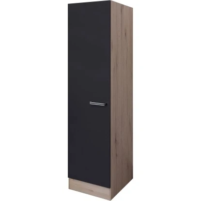 Flex-Well Exclusiv Geschirrschrank Lara 50 Cm Anthrazit-San Remo Eiche 1 Flex-Well Exclusiv Geschirrschrank Lara 50 Cm Anthrazit-San Remo Eiche
