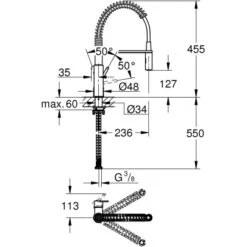 Grohe QuickFix Einhand-Spültischbatterie Get Chrom 5 Grohe QuickFix Einhand-Spültischbatterie Get Chrom -Grohe Store 5188289 4520 100105772 1