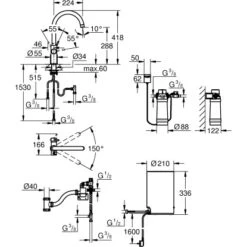 Grohe C-Auslauf Armatur Und Boiler Red Duo M-Size Supersteel -Grohe Store 5288295 4520 100025159 1