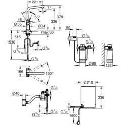 Grohe L-Auslauf Armatur Und Boiler Red Duo M-Size Supersteel -Grohe Store 5288329 4520 100025157 1