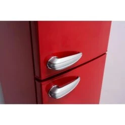 Respekta Kühl-Gefrierkombination KS144 Vintage VC Rot -Grohe Store 5719588 4384 01