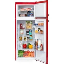 Respekta Kühl-Gefrierkombination KS144 Vintage VC Rot -Grohe Store 571958 4384 KS144VRA 04