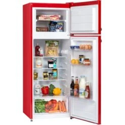 Respekta Kühl-Gefrierkombination KS144 Vintage VC Rot -Grohe Store 571958 4384 KS144VRA 05