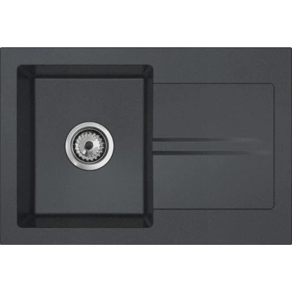 Einbauspüle Granitverbundwerkstoff Graphit 1 Einbauspüle Granitverbundwerkstoff Graphit