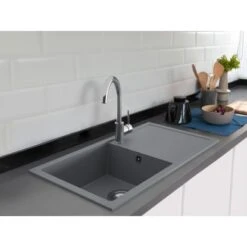 Miló Einbauspüle Granitverbundstoff Blissano 76 Grau -Grohe Store 5903140018377 30