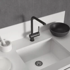 Ideal Standard Küchenarmatur Ceralook Hoher Auslauf Silk Black -Grohe Store 611292 3049 7