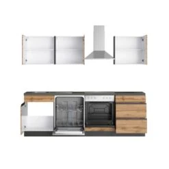 Held Möbel Küchenzeile Turin 240 Cm Wotaneiche-Graphit Mit E-Geräten 21 Held Möbel Küchenzeile Turin 240 Cm Wotaneiche-Graphit Mit E-Geräten -Grohe Store 62180 11016600 1103.6310 2