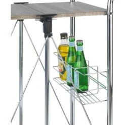 Wenko Servierwagen Liky Holzdekor Zusammenklappbar -Grohe Store 686865 1068 04