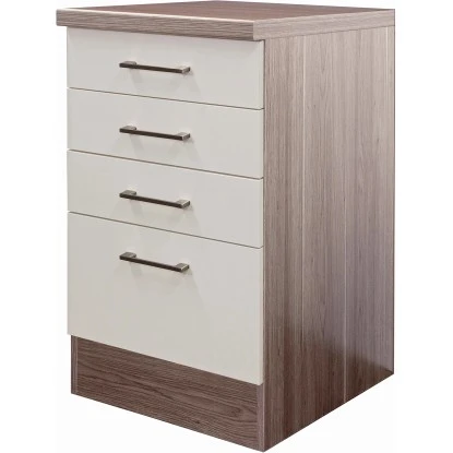 Flex-Well Exclusiv Schubkastenschrank Eico 50 Cm Magnolienweiß 1 Flex-Well Exclusiv Schubkastenschrank Eico 50 Cm Magnolienweiß
