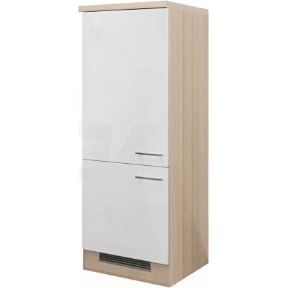 Flex-Well Exclusiv Demi-Geräteumbauschrank Abaco 60 Cm Perlmutt Glänzend-Akazie 1 Flex-Well Exclusiv Demi-Geräteumbauschrank Abaco 60 Cm Perlmutt Glänzend-Akazie