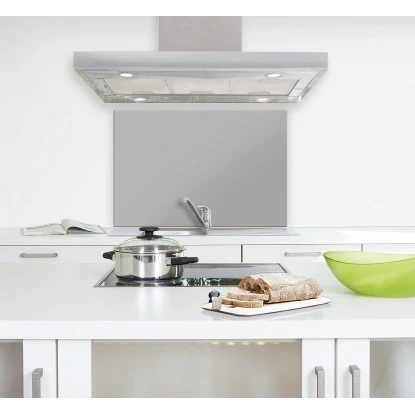 Spritzschutz Kitchenglas Grau 60 Cm X 40 Cm 2 Spritzschutz Kitchenglas Grau 60 Cm X 40 Cm – Bild 2