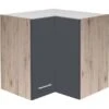 Flex-Well Exclusiv Eck-Oberschrank Morena 60 X 60 Cm Basaltgrau Matt - San Remo