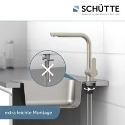 Schütte Spültischarmatur Rio Edelstahloptik -Grohe Store 766212 2759 004