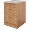 Flex-Well Classic Auszugsunterschrank Nano 60 Cm Buche