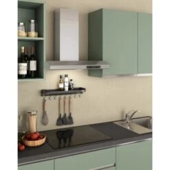 Marinelli Cucine Küchenzeile Salvia 300 Cm Vormontiert Salbeigrün-Steinoptik -Grohe Store 806812157921 2675 03