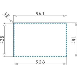 Pyramis Einbaubecken Lydia Edelstahl -Grohe Store 820042 4891 3
