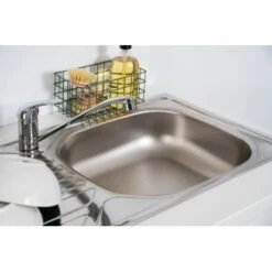 Respekta Premium Küchenzeile 240 Cm Schwarz Hochglanz-Eiche Grau -Grohe Store 8235 RP240ESC Kchenzeile 9