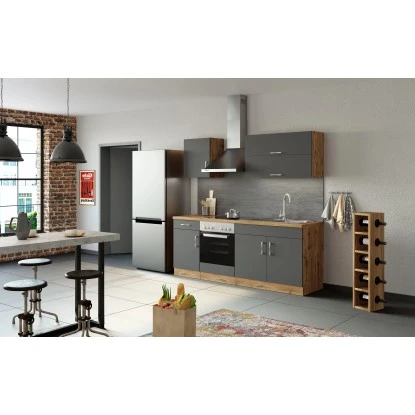 Held Möbel Küchenzeile Sorrento 210 Cm Anthrazit-Wotaneiche 15 Held Möbel Küchenzeile Sorrento 210 Cm Anthrazit-Wotaneiche – Bild 15