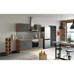 Held Möbel Küchenzeile Sorrento 210 Cm Anthrazit-Wotaneiche 32 Held Möbel Küchenzeile Sorrento 210 Cm Anthrazit-Wotaneiche -Grohe Store 853275 11016600 15