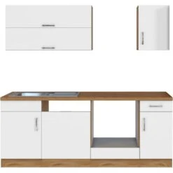 Held Möbel Küchenzeile Sorrento 210 Cm Weiß-Wotaneiche Ohne E-Geräte 18 Held Möbel Küchenzeile Sorrento 210 Cm Weiß-Wotaneiche Ohne E-Geräte -Grohe Store 853281 11016600 3