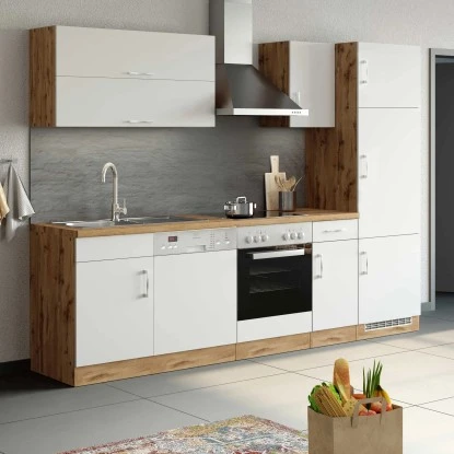 Held Möbel Hängeschrank Sorrento BxHxT 40 Cm X 57 Cm X 34 Cm Weiß-Wotaneiche 12 Held Möbel Hängeschrank Sorrento BxHxT 40 Cm X 57 Cm X 34 Cm Weiß-Wotaneiche – Bild 12